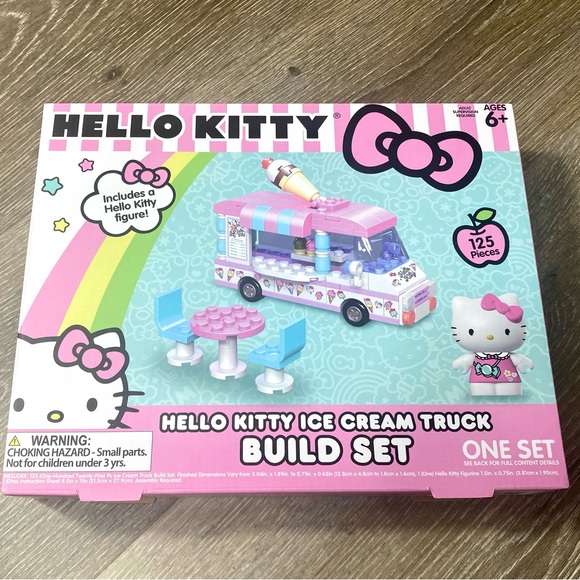 Hello Kitty Toys Nib Hello Kitty Ice Cream Truck Build Set Poshmark